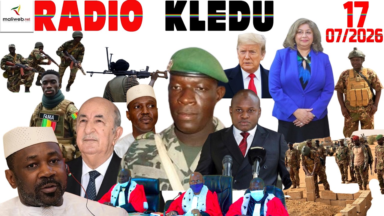 La Revue de Presse de la RADIO KLEDU du 17 Juillet 2026