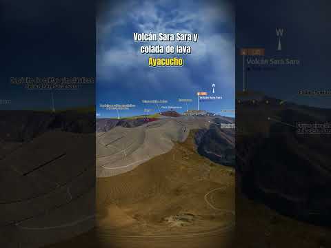 #GeologíaEn360 | Volcán Sara Sara y colada de lava (Ayacucho)
