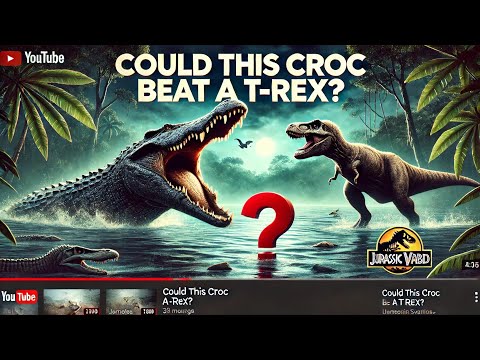 "Purussaurus vs T-Rex: Could This Giant Crocodile Defeat a T-Rex?"