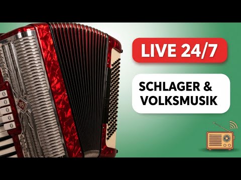 🎵 Schlager & Volksmusik – Live Radio 24/7 (mit Gesang) | German Folk & Schlager Nonstop