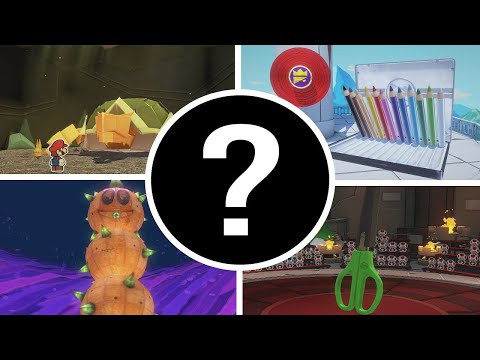 Paper Mario: The Origami King - All Bosses & Ending