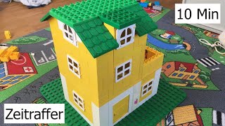 Gelbe Villa aus Duplo in 10 Minuten | Zeitraffer