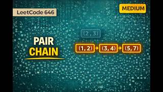 Maximum Length Of Pair Chain - Leetcode 646 - Python