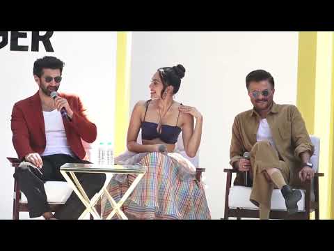 Aditya Roy Kapur,Anil Kapoor Grand Entry At The Trailer Launch Of Film The Night Manager