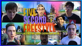 0:45 how ? Lol（00:00:31 - 00:03:29） - 5 Second Freestyle | 2019 Beatbox Legends Championship Edition