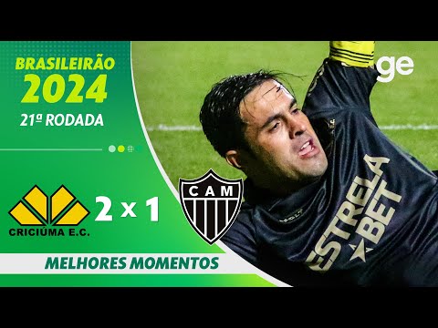 Gols e lances de Criciúma x Atlético Mineiro