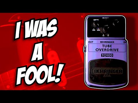 Behringer TO100 Tube Overdrive 2010s - Purple image 3