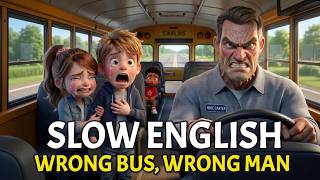 The Bus Driver Took a Wrong Turn! | Easy English Listening Story for Beginners (A1 - A2 level)