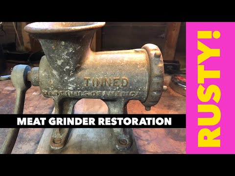 Enterprise Tinned Meat Grinder (restoration)