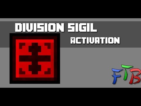 Extra Utilities - FTB - Activating the Division Sigil