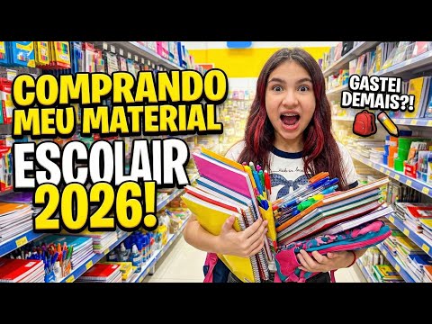 Buying my school supplies 2026