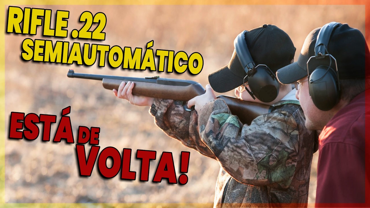 Liberado! Rifle .22 Semiautomático Agora é de Calibre Permitido!