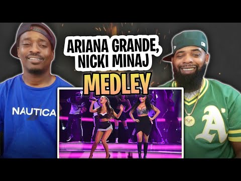 TRE-TV REACTS TO -  Ariana Grande & Nicki Minaj - Medley (Live on NBA All Star Game Half Time Show)