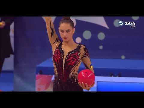 Vlada Nikolchenko Ball Qualification 23.300 - European Championships Varna 2021