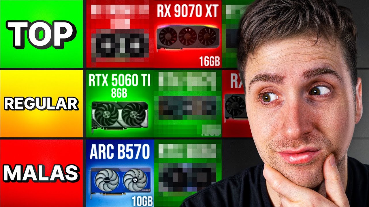 Tier List de Mejores GRÁFICAS 2025 | CALIDAD-PRECIO
