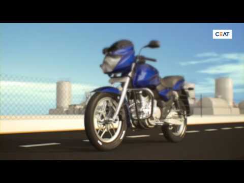 thumbnail video image 2 of Llanta 100/90-18 56P TT REAR CEAT GRIPP, 2 of 3