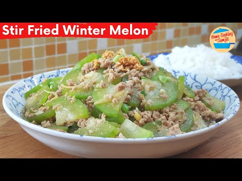 Winter Melon with Minced Pork Recipe