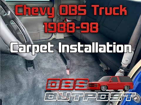 1988-1999 Chevy OBS Truck DIY Carpet Swap Step by Step Installation. Pro Tips & Tricks.
