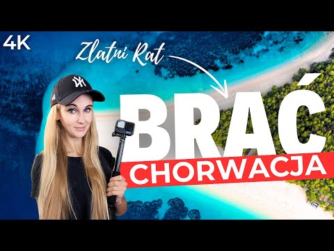Croatia | Island of Brac 🇭🇷 Zlatni Rat Beach and BEST attractions | 4K