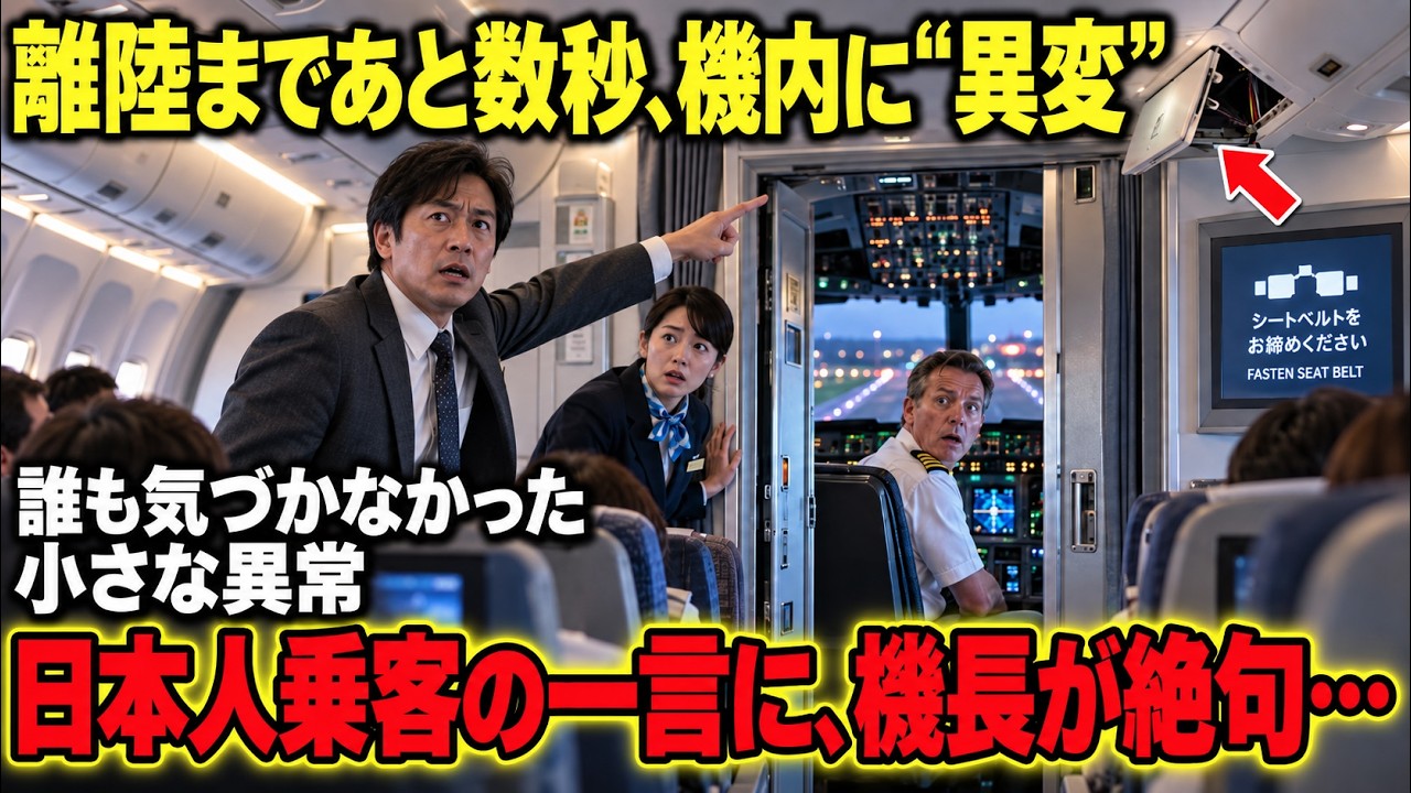 【【離陸まであと数秒――誰も気づかなかった機内の“異変”。ドイツ人機長が言葉を失った、日本人乗客の“たった一言”】