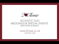 2Close | Live acoustic live lounge duo wedding and ...