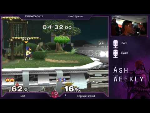 DBZ (Falco) vs. Captain Faceroll (Shiek) - Melee Loser's Quarters ASH@WIT 7/10/15
