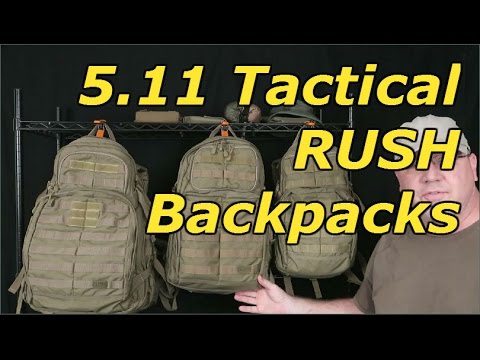 5.11 Tactical RUSH 12, 24 and 72 Backpacks | Full Comparison Review
