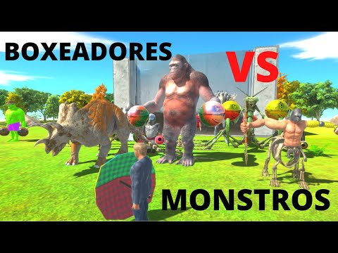 Boxers vs Monsters Defending Coward Coles - Animal Revolt Battle Simulator