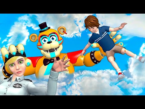 FNAF Security Breach: Epic Jumps & Ragdoll/Fails - GMOD ep.24