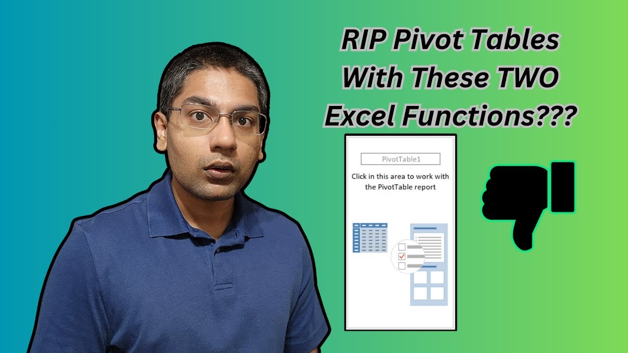 Say Goodbye to Pivot Tables With These 2 Excel Functions? GROUPBY & PIVOTBY!