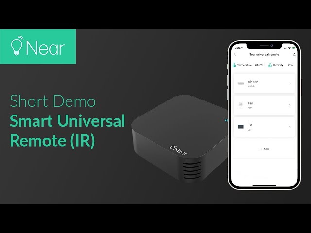 ريموت ذكي يتحكم بالتكييف عن بعد بمستشعر حرارة smart remote