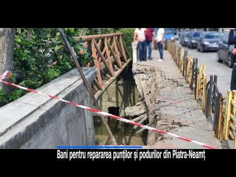 Bani pentru repararea punților și podurilor din Piatra-Neamț