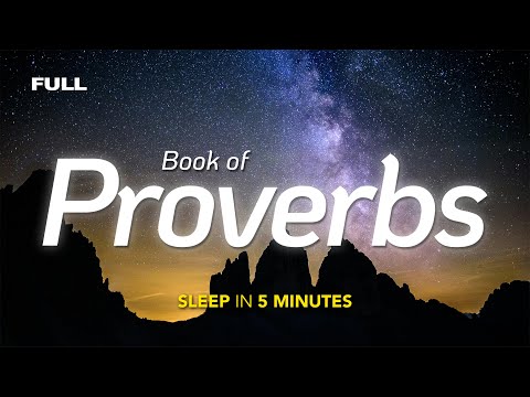 Fall Asleep with the Book of Proverbs: 1-31 | Soothing Bible Reading by David Suchet + Water