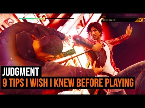 Judgment - 9 tips I wish I knew before playing