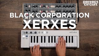 Video thumbnail for Black Corporation Xerxes Analog Polyphonic Synthesizer by Perfect Circuit