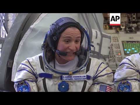 Astronauts train at Moscow's Star City ahead of ISS launch