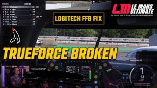 TrueForce is BROKEN? LMU FFB FIX for Logitech Wheels (Update 1.3)