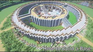 Minecraft㊹ 丸い拠点の作り方