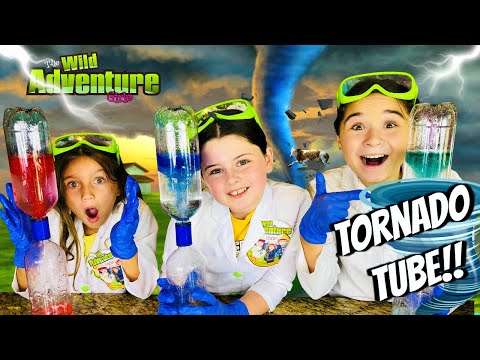 Tornado Tube Science Experiment! (This Science Experiment Will BLOW You Away!!)