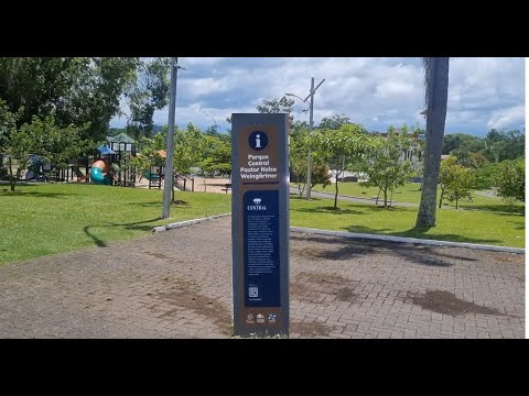 Passeio no Parque Central Pastor Nelso Weingärtner #solindicapravc #viagememfamília #timbó