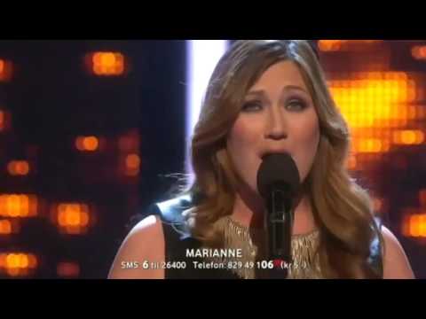 Marianne Pentha   Another Day In Paradise Live Show The Voice Norway 2012