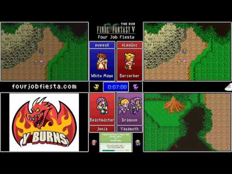 Final Fantasy V Four Job Fiesta 2017 Opening Race, Part 1