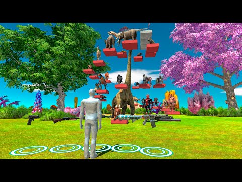 🔥FPS EXTREME PARKOUR on GIANT BRACHIOSAURUS - Animal Revolt Battle Simulator