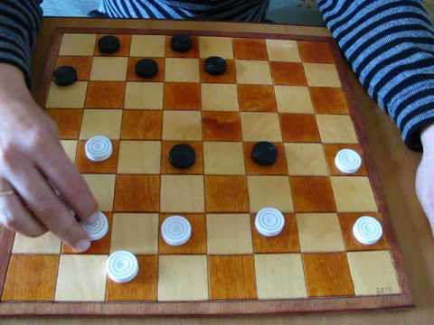немецкие шашки. партии в шашки.