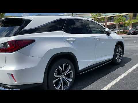 Lexus OEM Running boards and mud guards on 2022 Lexus RX-350L AWD
