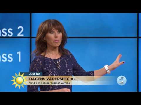 Väderspecial: "Ge er inte ut om ni inte måste - det blir kaosartat" - Nyhetsmorgon (TV4)