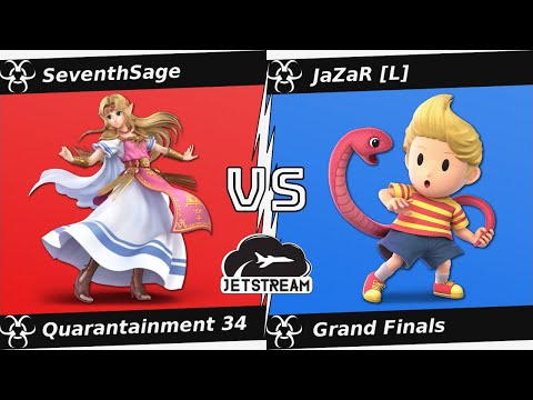 Quarantainment 34 Grand Finals - SeventhSage (Zelda) Vs. JaZaR [L] (Lucas) Smash Ultimate - SSBU