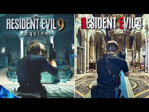 Resident Evil Requiem vs Resident Evil 4 Remake | Graphics, Physics & Details Comparison