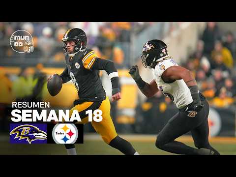 Baltimore Ravens vs. Pittsburgh Steelers | Resumen NFL en español - Semana 18 | NFL Highlights 2025