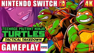 Teenage Mutant Ninja Turtles: Tactical Takedown Nintendo Switch 1 Gameplay in 4K